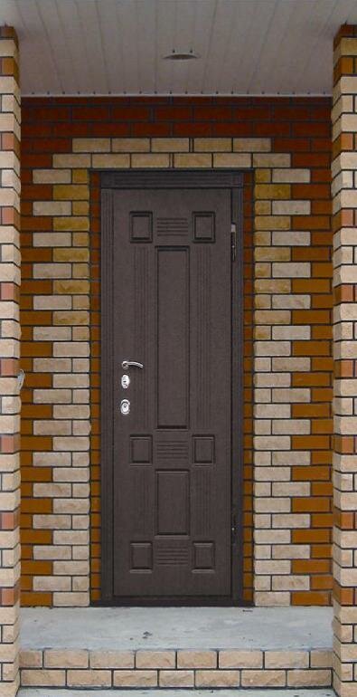 входная металлическая дверь для дома Престиж Vinorit в интерьере